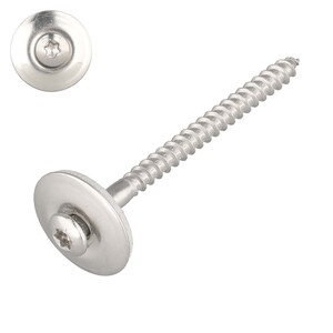 Spenglerschrauben, Edelstahl A2 mit EPDM-Dichtscheibe 20mm - TX20
