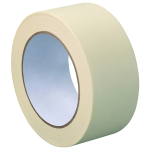 Abklebeband Flachkrepp - beige - 48 mm x 50 m - f�r glatte Untergr�nde (Innenbereich)