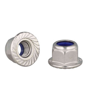 DIN 6926 Flanschmutter - selbstsichernd - Edelstahl A2-70 - mit Sperrverzahnung - Sechskant