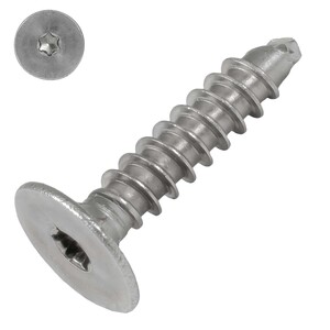 Haftenschraube Scheibensenkkopf, 4,9 x 24 mm, Vollgewinde - 200 Stck