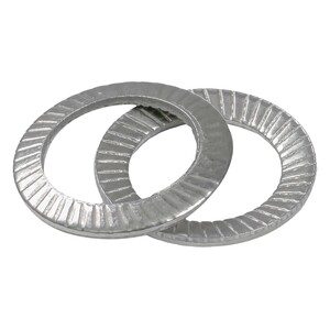 Sicherungsscheibe - Edelstahl A2 - Form S - mit Federwirkung - rostbestndig