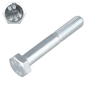 DIN 931 / ISO 4014 Sechskantschraube 8.8 - verzinkt - mit Schaft (Teilgewinde)