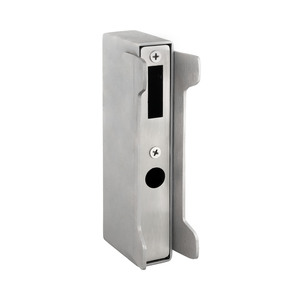 Stahl Schiebetor Gegenkasten - rechts & links verwendbar - mit Edelstahl Schlie�blech - 30 x 45 x 172 mm