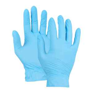 Ulith Nitril Typ 30 Einweghandschuhe - puderfrei - blau - latexfrei - 100 St�ck - Gr��e M