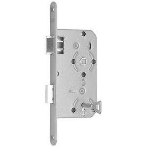 Zimmert�rschloss Buntbart 55/72/8 - DIN Links - Rundstulp 20 mm - verzinkt - Standard BB