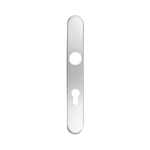 PZ Austausch-Schild Silber - 240 x 35 mm - 72 mm Entfernung - Innen- & Au�enschild aus Leichtmetall