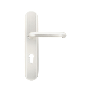 Sicherheits-Dr�ckergarnitur Oval F2 - Dr�cker/Dr�cker - 72 mm Entfernung - f�r Haus- und Wohnungseingangst�ren