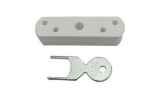 Ausgleichsplatten 24S - wei� - f�r Bever Bandseitensicherung - DIN links & rechts - 70,5 mm