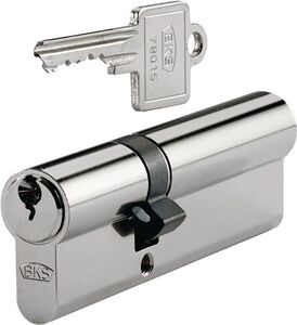 Profildoppelzylinder 31/35 mm - Not- & Gefahrenfunktion beidseitig - 5 Stifte - vernickelt - DIN 18252 P2 / EN 1303 - inkl. 3 Schl�ssel