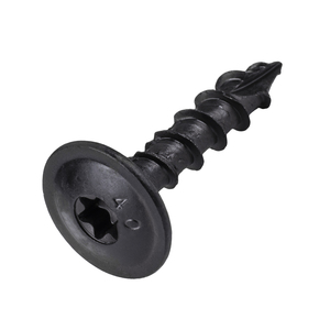 Tellerkopfschraube  8 x 40 - TX 40 - Farbe Schwarz - 50 St�ck - ETA Zulassung