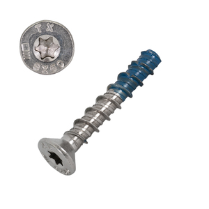 Betonschraube Senkkopf mit Bimetall Spitze, Edelstahl A4 Rostfrei, ETA Option 1