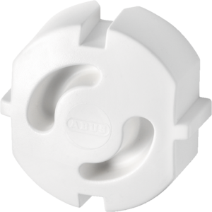 ABUS Steckdosenschutz 6er-Set JC2100A GRETA - 37x37x16 mm - PVC-frei, kindersicher (nur mit Stecker entfernbar)