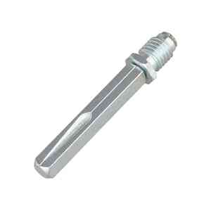 Wechselstift - 8 x 80 mm - mit M6 Gewinderolle & Kerbe - verzinkt - f�r T�rdr�cker