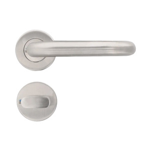 U-Form T�rdr�cker WC - Edelstahl Klasse 3 - R�ckholfeder - Cliprosetten  53 mm - f�r T�rst�rke 38-42 mm