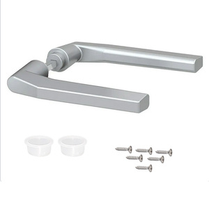 T�rdr�cker-Paar f�r Innent�ren - Aluminium F1 - klassische S-Form - Vierkant 8 mm - f�r T�rst�rke 38-45 mm