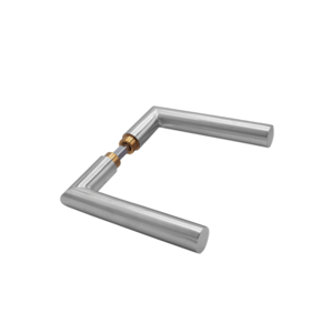 Trdrcker-Paar Gehrung - Edelstahl - 8 mm Vierkant -  22 x 140 mm - 240er Korn - kantige Ausfhrung