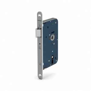 ASSA ABLOY Einsteckschloss 2465 - Dornma� 60 mm - 8 mm Nuss - Rundstulp 20 x 235 mm - links/rechts verwendbar