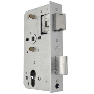 Einsteckschloss f�r Schlosskasten 40 mm Rohr - Dornma� 60 - PZ 72 - DIN links / rechts - Bever 460P