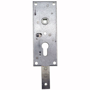 Garagentorschloss Nemef 1807/03 - nach unten schlie�end - Entfernung 60 mm - Nuss 9 mm - Tages/Nachtverriegelung