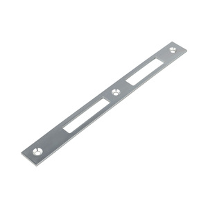 Schlie�blech f�r Rohrrahmenschloss - Stahl verzinkt - 24x245x3 mm - Entfernung 92 mm - L/R - 3x5,5 mm - 1 Stk 