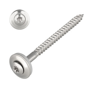 SCREW REBEL Spenglerschrauben Edelstahl A2 - TX20 - mit EPDM-Dichtscheibe  15 mm