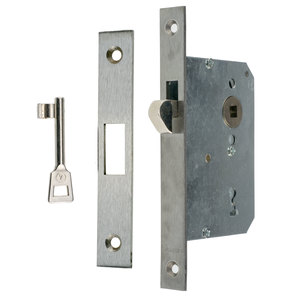 Hakenschloss Schiebet�rschloss Bever 139BB Buntbart Stulpe kantig 20 x 180 mm