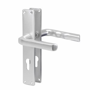 Dr�ckergarnitur PZ Alu F1 72/8 Griffe + T�rschilder komplett