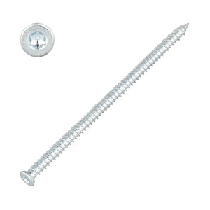 Fensterrahmenschraube mit Fr�s-Senkkopf TX30 - d�bellose Abstandsmontage - verzinkt