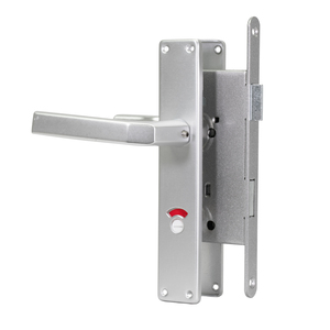 WC-T�r-Schloss Set - DIN Links - 18 x 235 mm Rundstulp - Garnitur F1