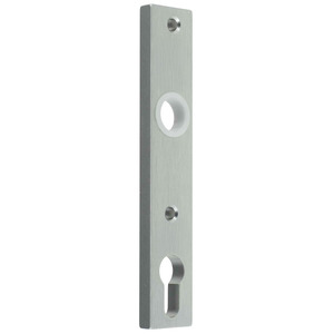 Langschild eckig 180x30x10 mm, 92 mm Entfernung 105 mm Schraublochabstand