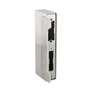 Gegenkasten Edelstahl - f�r 30 mm Rohr - 172 x 30 x 60 mm - mit Schlie�blech - vorbereitet f�r E-�ffner