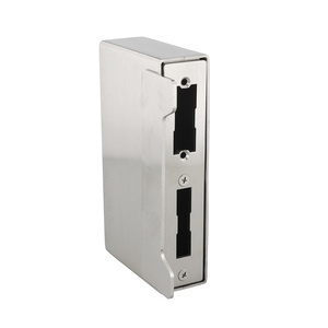 Gegenkasten f�r 40 mm Rohr - 172 x 40 x 95 mm - Edelstahl - f�r Tor- und Rohrrahmenschl�sser