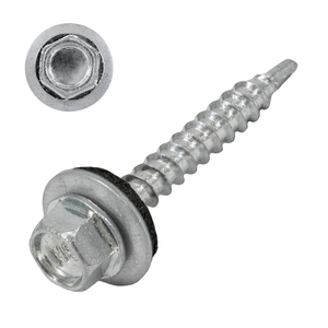 Trapezblechschrauben Sechskantkopf - Selbstbohrende Fassadenbauschraube mit ETA - SW 8 - EPDM-Dichtung