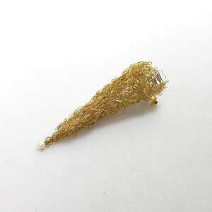 Anstecker Hochzeit Br�utigam T�te gold Anstecknadel 1 Perle L10,5cm Brautschmuck