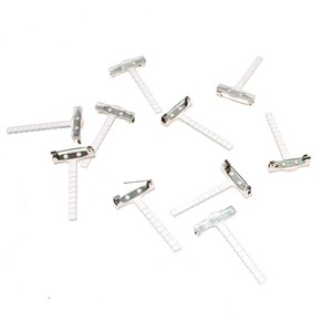 10 x Anstecknadel Anstecker Hochzeit Corsage Revers Clip Pin Corsageclip
