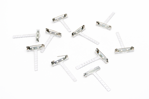 10 x Anstecknadel Anstecker Hochzeit Corsage Revers Clip Pin Corsageclip