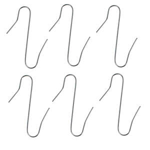 60 Aufh�nger Christbaumkugel Kugelaufh�nger Metall silber S Haken Weihnachtsbaum