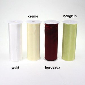 Dekoband Schleifenband Band Taft Tischband 200mm 5m Hochzeit Feier Tischl�ufer