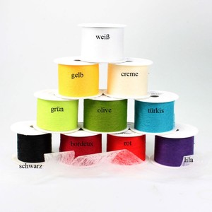 20m Vlies Dekoband Geschenkband Vliesband Schleifenband Tischl�ufer 60mm