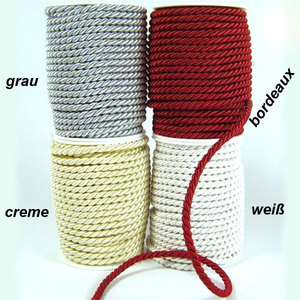 Dekoband Kordel Band Schnur Dekoschnur Schleife d 6mm L 25m Hochzeit