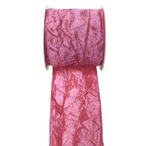 Dekoband Schleifenband Band Crash Crush Plissee Tischband 100mm 10m Hochzeit