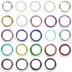 12m Aluminiumdraht  2mm Aludraht Basteldraht Dekodraht Schmuckdraht