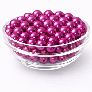 Kunstperlen 300g Wachsperlen Rundperlen 2mm Loch Bastelperlen Gro�pack