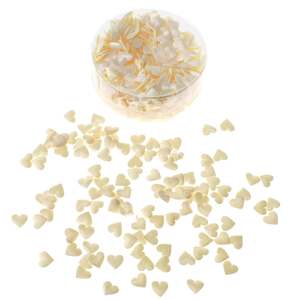 800 Herzen Stoff glnzend soft 12mmx13mm Klebepunkt Streudeko Streuherzen Hochzeit