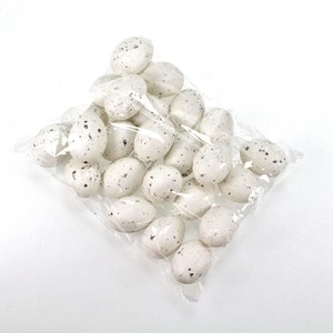 24 Eier ca. 6cm Kunststoff Kiebitzeier Hhnereier Ostereier Wachteleier