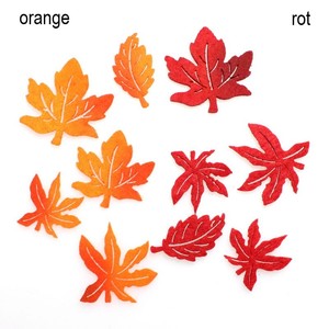 72 Streuteile Herbstlaub Filz Herbstbl�tter gemischt 3-4cm Blatt Bl�tter Ahorn