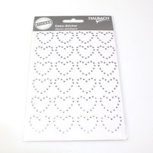 24 Strasssticker Herz 2,5cm Strassaufkleber Stra�sticker Aufkleber Sticker Stra�