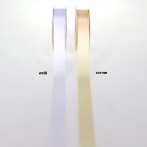25m Satinband Doppelsatin 25mm breit Dekoband Schleifenband Satin