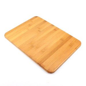 Pizzabrett Bambus ca.40x30cm Ksebrett Holzbrett Handarbeit Servierbrett Tablett