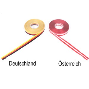 25m Dekoband Nationalband B15mm L�nderband Flaggenband Nationalfarben